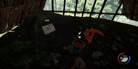 the forest red paint map.